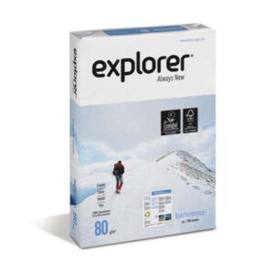 Papier Extra Blanc Explorer A4 80Gr 500 Feuilles Blanc