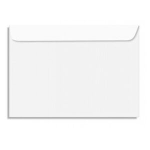 Paquet de 25 Enveloppes 162 x229 90G Bande Adhesive Blanc