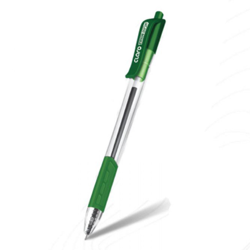 stylo-a-bille-claro-trion-grip-vert
