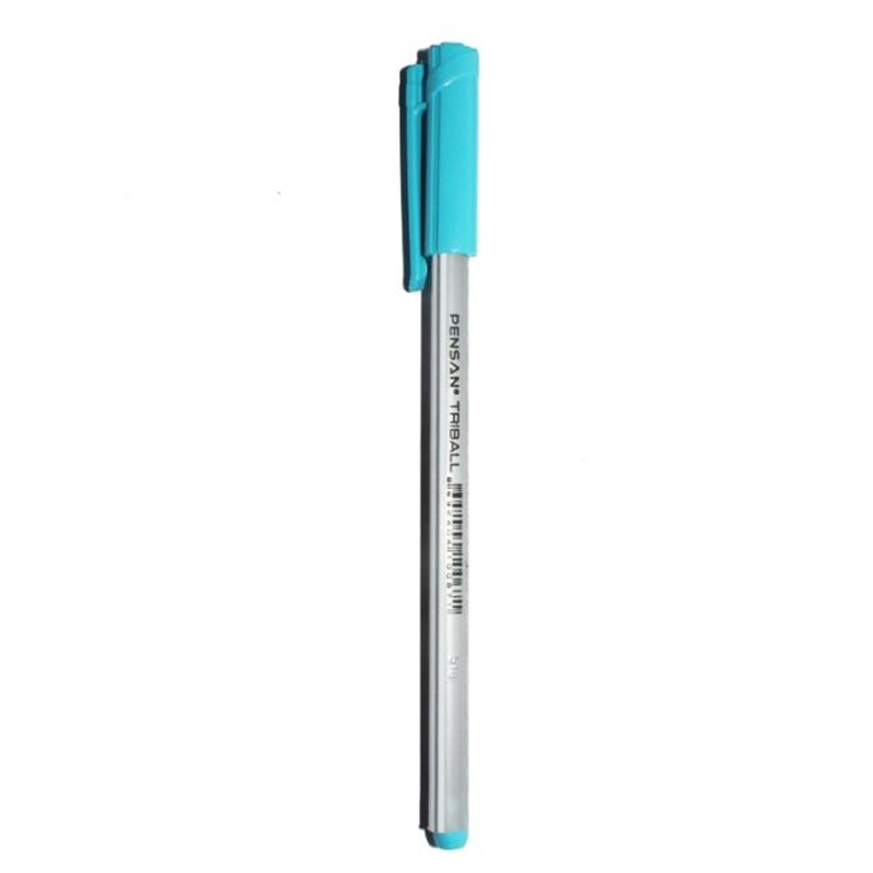 stylo-a-bille-pensan-triball-10mm-turquoise